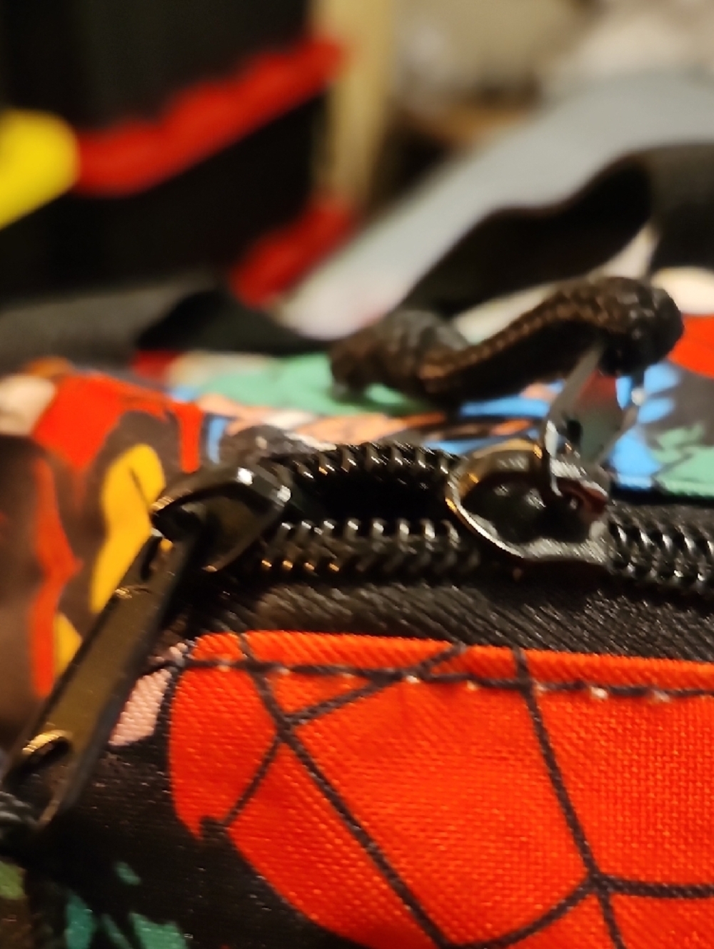 Marvel Red & Multi Superhero Character Backpack Accessory - Picture 6 of 7